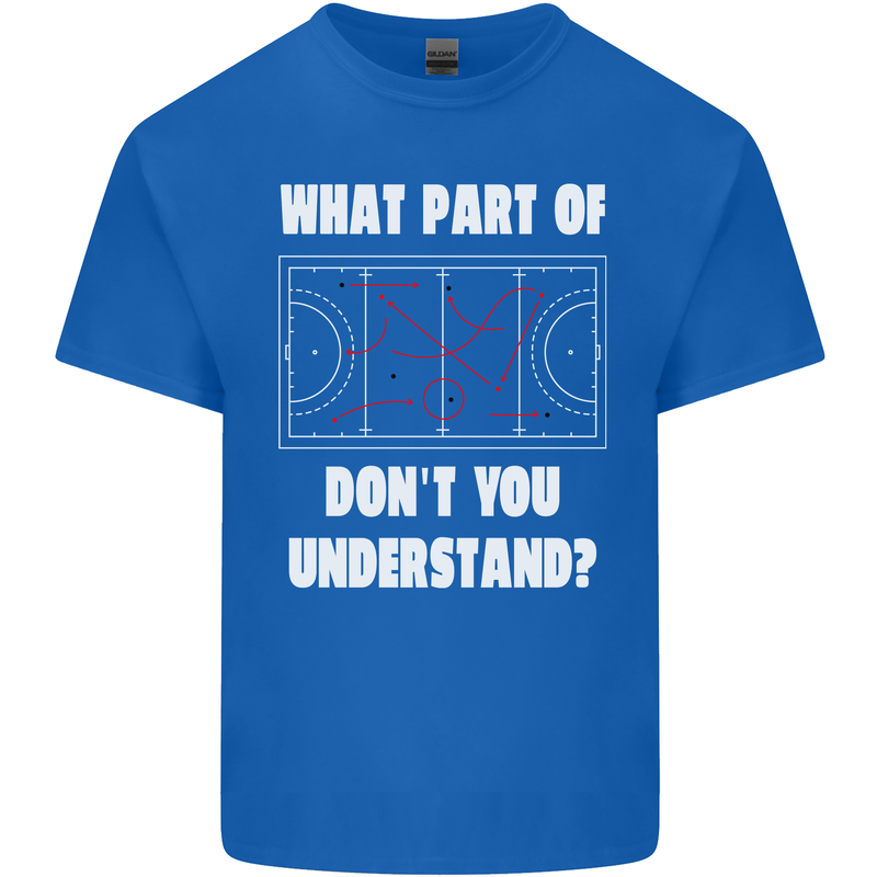 What Part of Hockey Dont You Understand Ice Kids T-Shirt Childrens Royal Blue