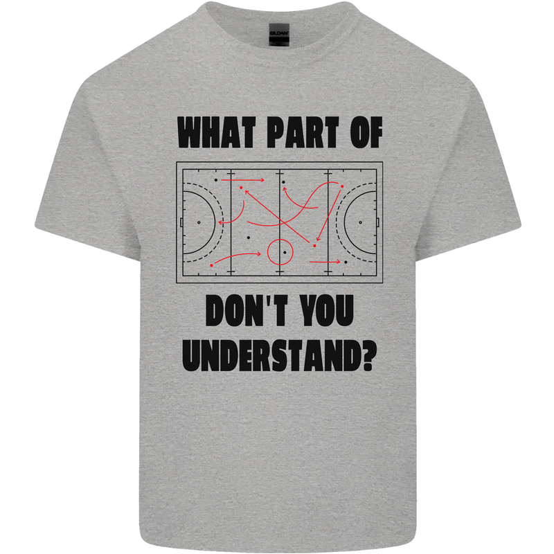 What Part of Hockey Dont You Understand Ice Kids T-Shirt Childrens Sports Grey