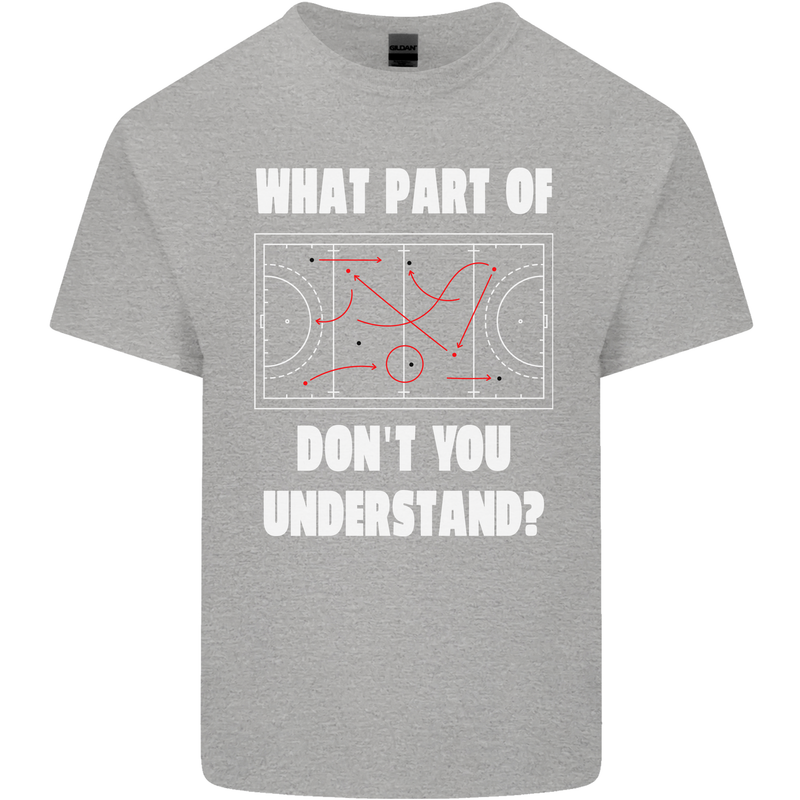 What Part of Hockey Dont You Understand Ice Kids T-Shirt Childrens Sports Grey