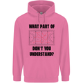 What Part of Hockey Dont You Understand Ice Mens 80% Cotton Hoodie Azelea