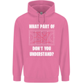 What Part of Hockey Dont You Understand Ice Mens 80% Cotton Hoodie Azelea