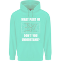 What Part of Hockey Dont You Understand Ice Mens 80% Cotton Hoodie Peppermint