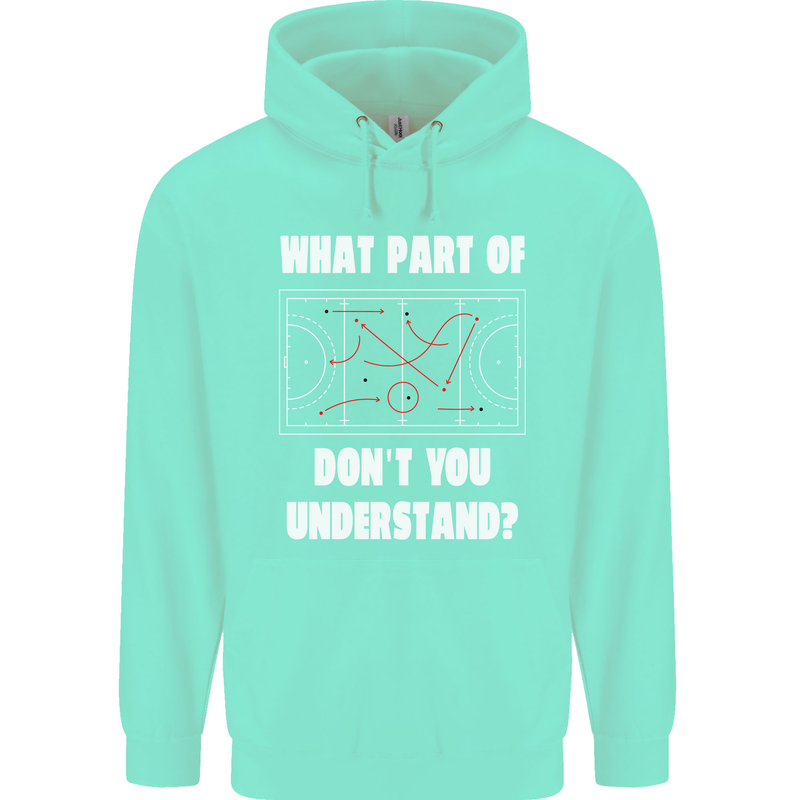 What Part of Hockey Dont You Understand Ice Mens 80% Cotton Hoodie Peppermint