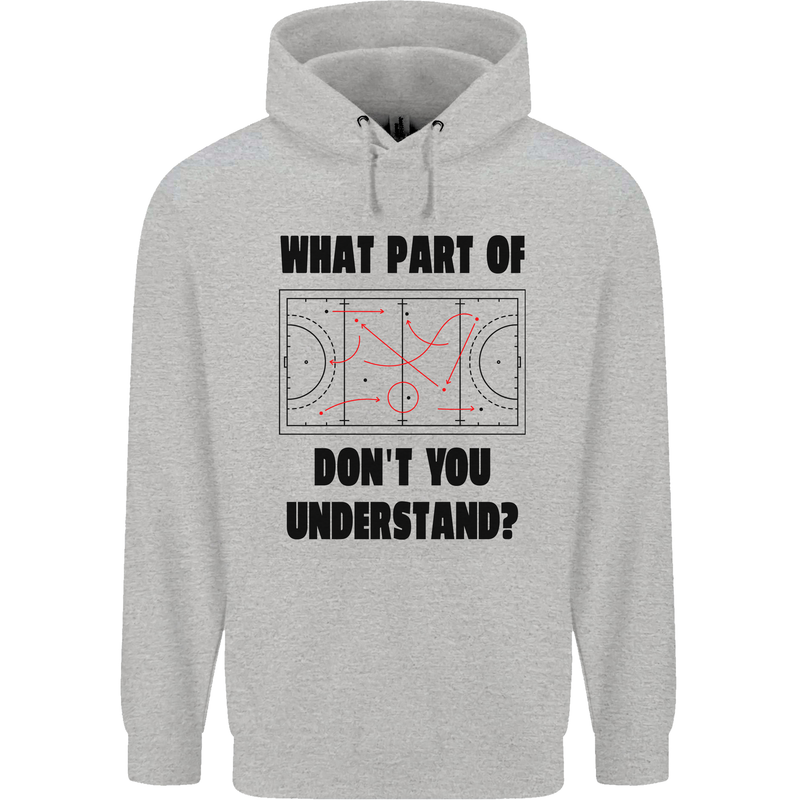 What Part of Hockey Dont You Understand Ice Mens 80% Cotton Hoodie Sports Grey