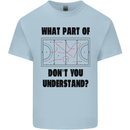 What Part of Hockey Dont You Understand Ice Mens Cotton T-Shirt Tee Top Light Blue