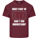 What Part of Hockey Dont You Understand Ice Mens Cotton T-Shirt Tee Top Maroon