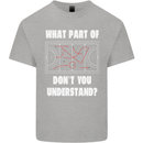 What Part of Hockey Dont You Understand Ice Mens Cotton T-Shirt Tee Top Sports Grey