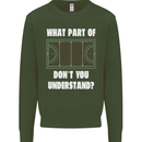 What Part of Hockey Dont You Understand Ice Mens Sweatshirt Jumper Forest Green
