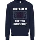 What Part of Hockey Dont You Understand Ice Mens Sweatshirt Jumper Navy Blue