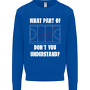 What Part of Hockey Dont You Understand Ice Mens Sweatshirt Jumper Royal Blue