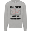 What Part of Hockey Dont You Understand Ice Mens Sweatshirt Jumper Sports Grey