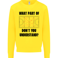What Part of Hockey Dont You Understand Ice Mens Sweatshirt Jumper Yellow