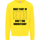 What Part of Hockey Dont You Understand Ice Mens Sweatshirt Jumper Yellow