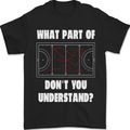 What Part of Hockey Dont You Understand Ice Mens T-Shirt 100% Cotton Black