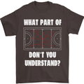 What Part of Hockey Dont You Understand Ice Mens T-Shirt 100% Cotton Dark Chocolate