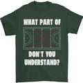 What Part of Hockey Dont You Understand Ice Mens T-Shirt 100% Cotton Forest Green