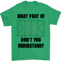What Part of Hockey Dont You Understand Ice Mens T-Shirt 100% Cotton Irish Green