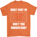 What Part of Hockey Dont You Understand Ice Mens T-Shirt 100% Cotton Orange