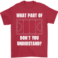 What Part of Hockey Dont You Understand Ice Mens T-Shirt 100% Cotton Red