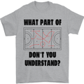 What Part of Hockey Dont You Understand Ice Mens T-Shirt 100% Cotton Sports Grey