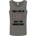 What Part of Hockey Dont You Understand Ice Mens Vest Tank Top Charcoal