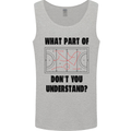 What Part of Hockey Dont You Understand Ice Mens Vest Tank Top Sports Grey
