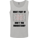 What Part of Hockey Dont You Understand Ice Mens Vest Tank Top Sports Grey