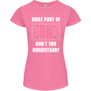 What Part of Hockey Dont You Understand Ice Womens Petite Cut T-Shirt Azalea