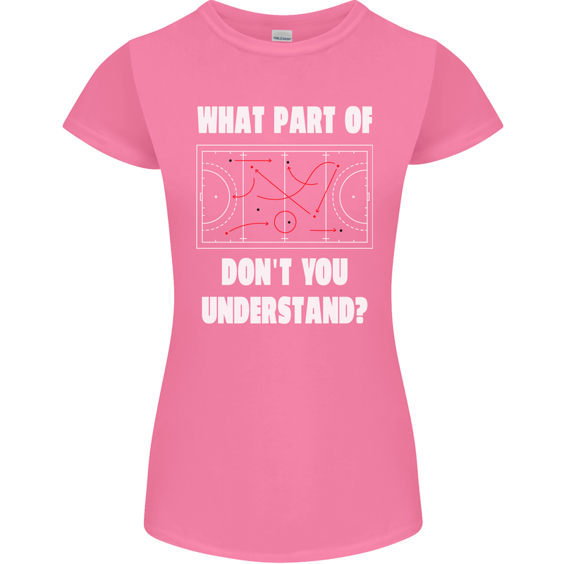 What Part of Hockey Dont You Understand Ice Womens Petite Cut T-Shirt Azalea