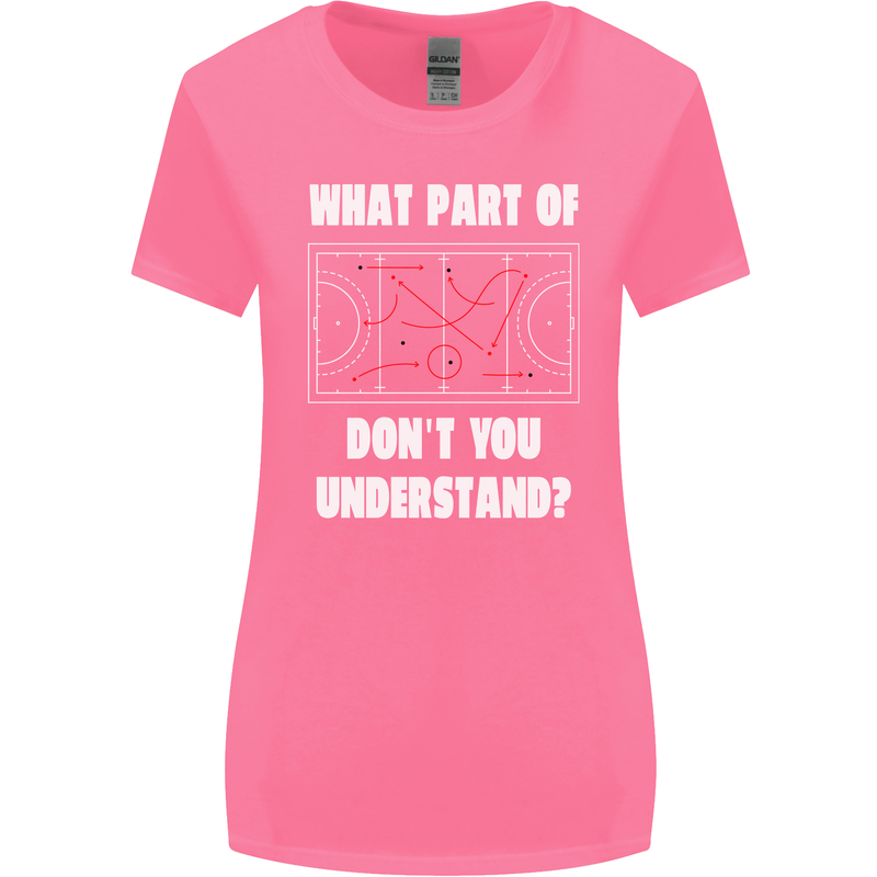 What Part of Hockey Dont You Understand Ice Womens Wider Cut T-Shirt Azalea