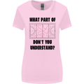 What Part of Hockey Dont You Understand Ice Womens Wider Cut T-Shirt Light Pink