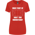 What Part of Hockey Dont You Understand Ice Womens Wider Cut T-Shirt Red
