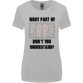 What Part of Hockey Dont You Understand Ice Womens Wider Cut T-Shirt Sports Grey