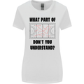 What Part of Hockey Dont You Understand Ice Womens Wider Cut T-Shirt White