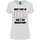What Part of Hockey Dont You Understand Ice Womens Wider Cut T-Shirt White