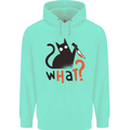 What? Funny Murderous Black Cat Halloween Mens 80% Cotton Hoodie Peppermint