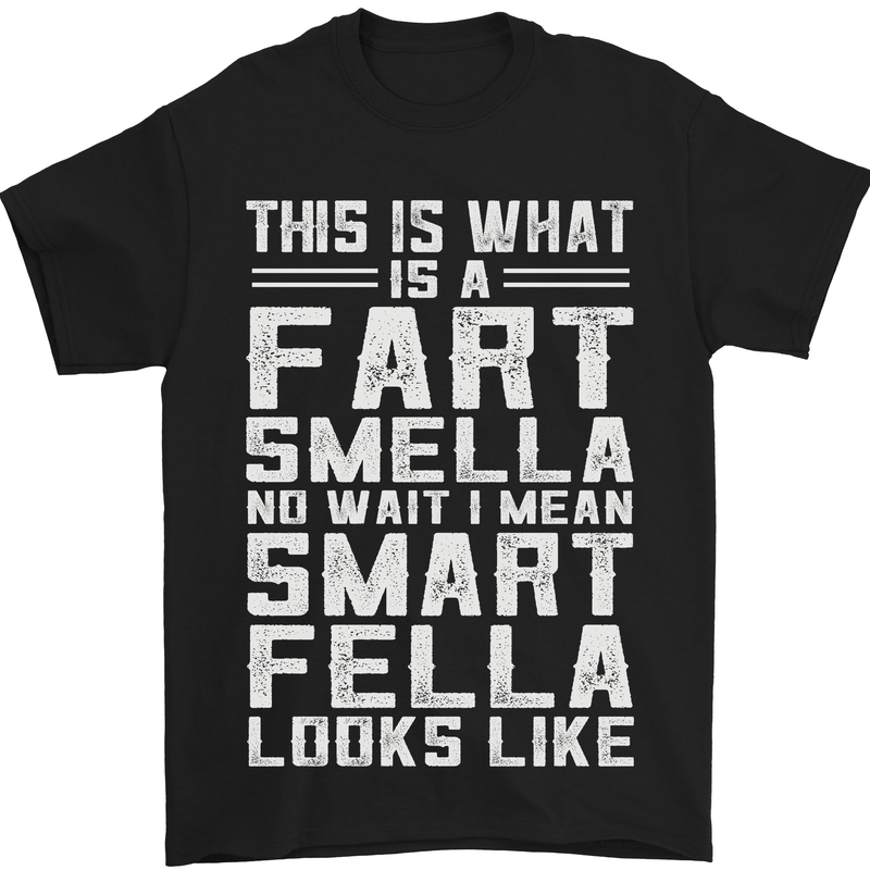 a black t - shirt that says, this is what is a fart smell