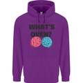 What's in the Oven Gender Reveal New Baby Pregnancy Childrens Kids Hoodie Purple