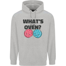 What's in the Oven Gender Reveal New Baby Pregnancy Childrens Kids Hoodie Sports Grey