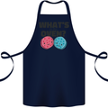 What's in the Oven Gender Reveal New Baby Pregnancy Cotton Apron 100% Organic Navy Blue