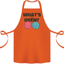 What's in the Oven Gender Reveal New Baby Pregnancy Cotton Apron 100% Organic Orange