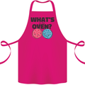 What's in the Oven Gender Reveal New Baby Pregnancy Cotton Apron 100% Organic Pink