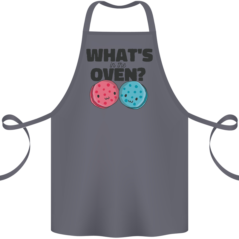 What's in the Oven Gender Reveal New Baby Pregnancy Cotton Apron 100% Organic Steel