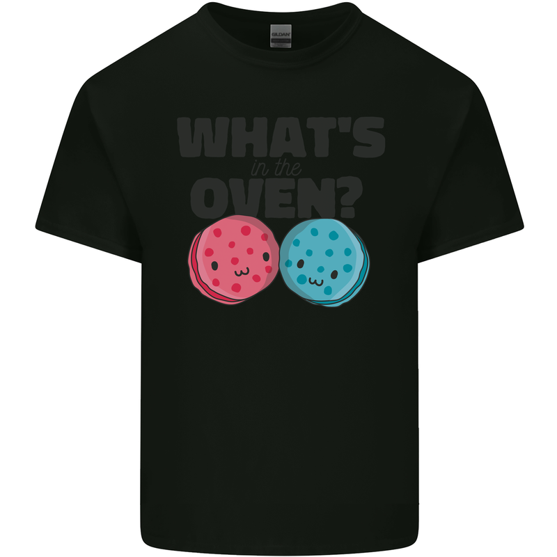 What's in the Oven Gender Reveal New Baby Pregnancy Kids T-Shirt Childrens Black