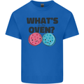 What's in the Oven Gender Reveal New Baby Pregnancy Kids T-Shirt Childrens Royal Blue