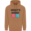 What's in the Oven Gender Reveal New Baby Pregnancy Mens 80% Cotton Hoodie Caramel Latte