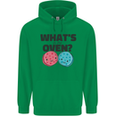 What's in the Oven Gender Reveal New Baby Pregnancy Mens 80% Cotton Hoodie Irish Green