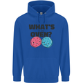 What's in the Oven Gender Reveal New Baby Pregnancy Mens 80% Cotton Hoodie Royal Blue