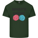 What's in the Oven Gender Reveal New Baby Pregnancy Mens Cotton T-Shirt Tee Top Forest Green