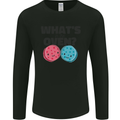 What's in the Oven Gender Reveal New Baby Pregnancy Mens Long Sleeve T-Shirt Black